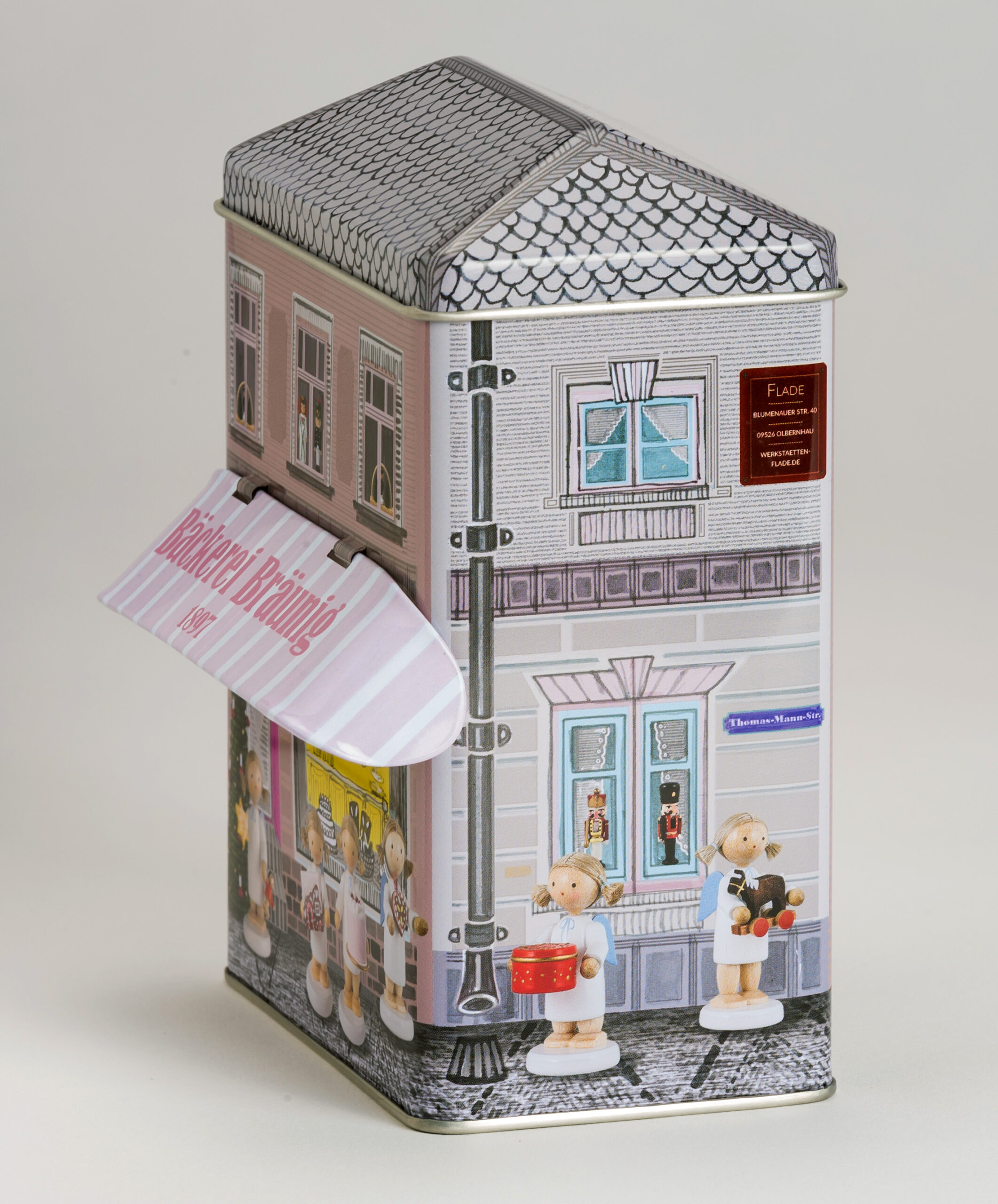 Schmuckdose, gefüllt mit 4 St. Elisen Lebkuchen – Bild 2