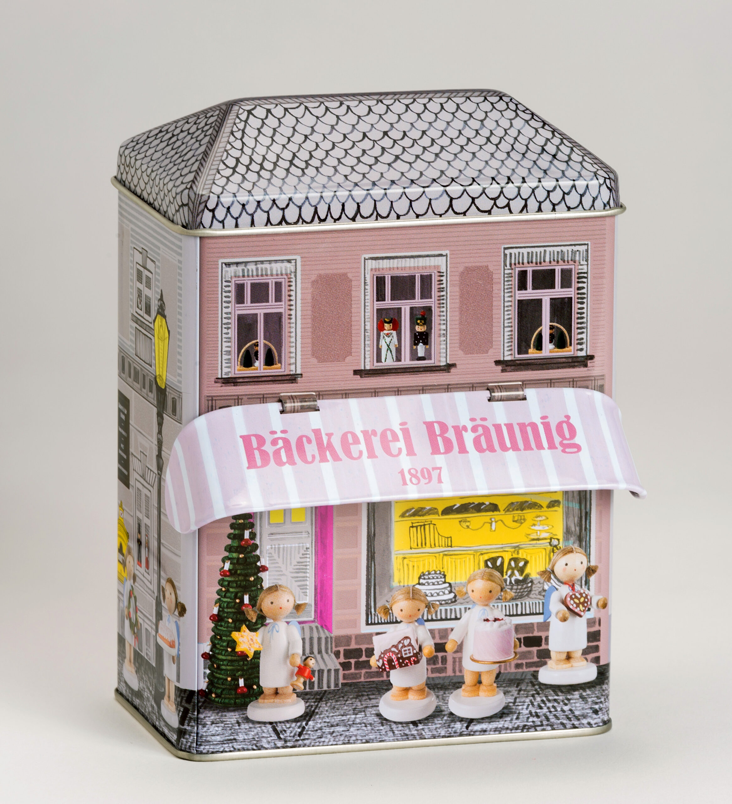 Schmuckdose, gefüllt mit 4 St. Elisen Lebkuchen