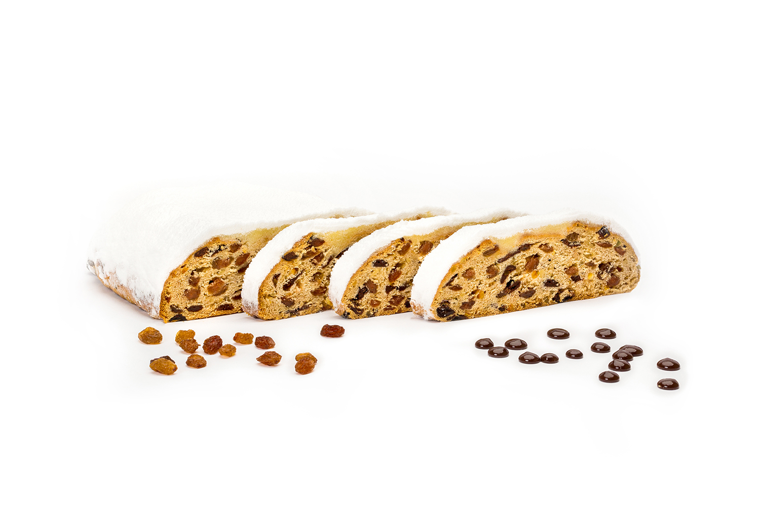 Butter Rosinenstollen mit Schokostückchen 1250 g – Shop Bäckerei Bräunig